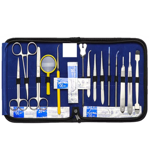 Kit d'instruments chirurgicaux vétérinaires personnalisables pour la formation des étudiants en biologie médicale, en acier inoxydable, certifié CE - Product Image 3