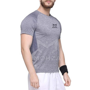 Camisetas de Gimnasio para Hombre, Modernas y Cómodas para el Verano, 100% Algodón, Transpirables, de Secado Rápido y Manga Corta - Product Image 3