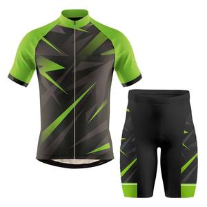 Conjunto de Jersey de Ciclismo Personalizado Más Vendido, Rojo, Azul y Negro, Manga Corta con Culotte Acolchado, Diseño con Nombre de Equipo, Uniformes de Ciclismo - Product Image 6
