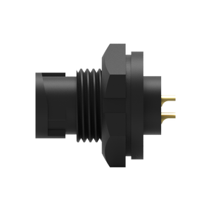 ขั้วต่อกันน้ำแบบ IP67 ชนิดบัดกรี ตัวล็อคด้านหน้า ตัวเรือนไนลอน หน้าสัมผัสทองเหลือง 3 ขา - Product Image 5