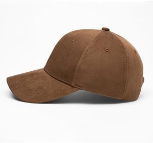 Gorra de Béisbol Marrón de 6 Paneles Ajustable para Hombre, Estilo Casual, Color Sólido, Hilo de Algodón, para las Cuatro Estaciones - Product Image 4
