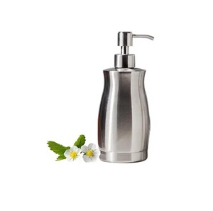 Distributeur de savon en laiton avec pompe métallique, bouteille décorative en laiton pour savon et shampoing, idéal pour la salle de bain - Product Image 3