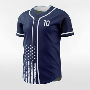 Camiseta de Béisbol Sublimada Transpirable Profesional con Logotipo Personalizado, Equipación para Equipos, Uniformes para Ligas de Béisbol de Secundaria - Product Image 4