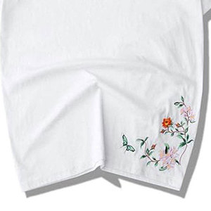 T-shirt brodé à manches courtes en matière de qualité supérieure, style streetwear, produits les plus vendus, t-shirt brodé tendance - Product Image 6