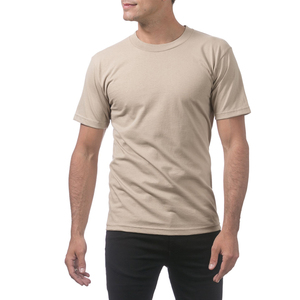 Camiseta Básica de Manga Corta para Hombre, Cuello Redondo, 100% Algodón, Corte Regular, Secado Rápido, Transpirable, Color Sólido, Impresión Personalizada - Product Image 2