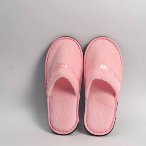 Chaussons en fourrure éponge pour hôtel, jetables, chauds, en daim, pour spa, à bout fermé, en mousse, écologiques, respirants - Product Image 3
