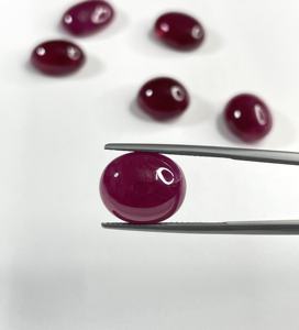 Wholesale Price 100% Natural <b>Ruby</b> Cabochon Pinkish Red 418.15 Carat Oval Shape Heat-Treated Loose Gemstone for Jewelry Making - Product Image 3