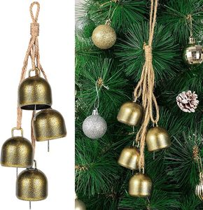 Private labelling Fancy Metal Christmas Hanging Bell With Vintage Style For Home Party Christmas Decoration Display Accessory - Product Image 1