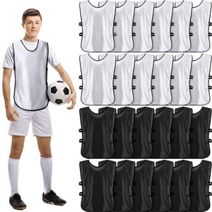 Chaleco de Entrenamiento de Fútbol Unisex Promocional 100% Poliéster al por Mayor Personalizado Transpirable con Serigrafía de Malla de Secado Rápido - Product Image 3