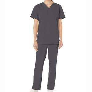 Customized Comfortable Short Sleeve Hospital <b>Nurse</b> Scrubs Uniform Spandex Polyester men Hospital Medical Scrubs Uniforms - Product Image 4