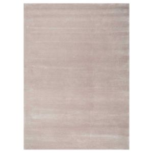 Hand Tufted Loomed Modern Solid Color Silk <b>Thick</b> Plush Cut Pile Rug Rose Gold Cotton Backing PET Friendly High Quality - Product Image 2