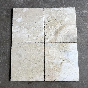 Losa de Piedra Travertino Gris Plateado Natural, Mármol Moderno Pulido de Alta Calidad para Mesas, Encimeras, Paredes y Pisos - Product Image 3