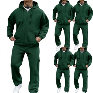 Ensemble de survêtement de sport personnalisé pour hommes, pantalon de jogging et sweat à capuche de haute qualité, fabriqué par un fabricant de vêtements de sport pour hommes - Product Image 6