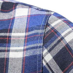 Chemise en flanelle pour homme à manches longues boutonnée 2026 – Style décontracté et streetwear – Vêtements pour homme - Product Image 4