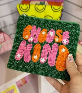 Monedero con Cierre de Cuentas Hecho a Mano, Monederos de Moda Multicolores, Tamaño Personalizado - Product Image 3