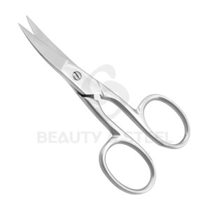 Professional Curved Cuticle Scissors with Needle-Sharp Tips and <b>Sandblasted</b> Matte Finish for Precision Care - Product Image 2