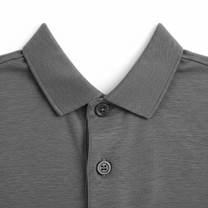 Camiseta Polo Piqué Gris para Hombre al por Mayor |   Uniformes de Trabajo de Manga Corta con Logotipo Personalizado |   Camisetas Deportivas al Por Mayor - Product Image 6