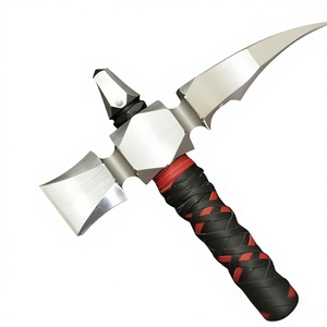 Hand-Forged Industrial Grade Viking <b>Axe</b> Hatchet | High Carbon Steel Head & <b>Wooden</b> Handle | Camping Hunting Tool - Product Image 2