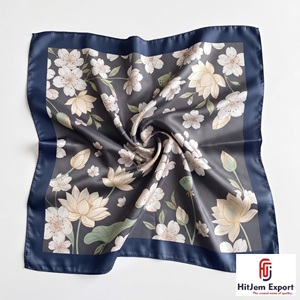 Pañuelo Cuadrado Estampado de Alta Calidad, Tela Ligera, Accesorios de Moda Premium, Pedidos Personalizados, Suministro al por Mayor, Fabricante OEM ODM - Product Image 1