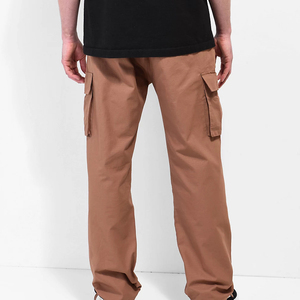 Pantalones Cargo para Hombre de Alta Calidad, Personalizados, 100% Algodón, Corte Ajustado, Material Personalizado, Color Sólido, Tejido de Punto, para Uso Casual - Product Image 4