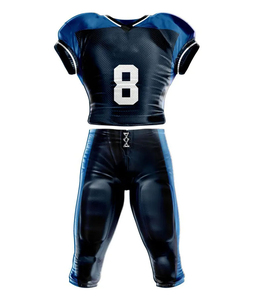 Uniformes de Fútbol Americano para Adultos, Conjunto Completo, Logotipo Personalizado, Impresión por Sublimación, 100% Poliéster, Transpirable, Absorbe la Humedad - Product Image 1