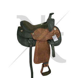 New Arrival Barrel Racing Western Saddle Lightweight Leather Horse Riding Tack Equipment Western <b>Equestrian</b> Bridles Horse Bits - Product Image 6