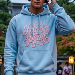 Sudadera con Capucha de Alta Calidad con Estampado Puff, Tejido Grueso, Diseño Personalizado, Ropa Urbana para Todas las Temporadas - Product Image 4