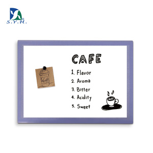 Exquisita Pizarra Magnética Multifuncional Morada con Panel Perforado - Product Image 1