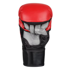 Gants de boxe professionnels pour adultes, en cuir de vachette imperméable, avec fermeture auto-agrippante, pour hommes et femmes - Product Image 2