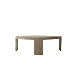 Luxury The Plaza Teak <b>Round</b> Outdoor Coffee <b>Table</b> Modern Resort Villa Hotel <b>Patio</b> Furniture Collection - Product Image 2