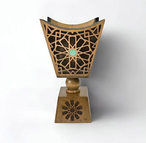 Meilleur prix pour brûleur d'encens arabe en bois, Bakhoor, incrusté de nacre, brûleur d'encens de luxe, fabrication artisanale arabe - Product Image 3