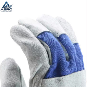 Guantes de trabajo de cuero puro para hombre, precio de fábrica, guantes de seguridad industriales para construcción, ligeros, recién llegados. - Product Image 3