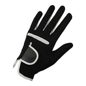 High Quality Custom Logo Unisex Golf Gloves | Breathable Genuine Leather | Full Finger Lightweight Non-Slip <b>Hook</b> Loop Sports - Product Image 2