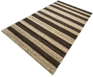 Tapis moderne en laine 100% faite à la main en Inde, à rayures antidérapantes, à poils plats et fins, pour intérieurs, prix d'usine AISHA FABS - Product Image 1
