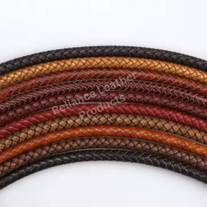 Genuine Bolo Braided <b>Leather</b> <b>Cord</b> Cowhide Rope for Jewelry Making Bracelet Necklace Craft DIY Accessories Charm Customized Color - Product Image 3