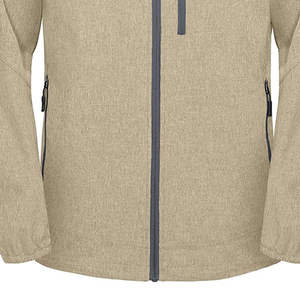 Veste softshell légère à col montant classique pour homme, résistante à l'eau, idéale pour l'hiver et le streetwear - Product Image 3