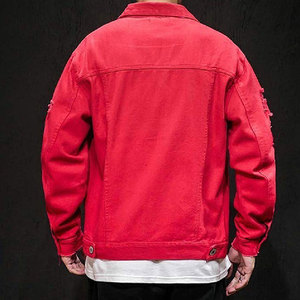 Plain <b>Long</b> Sleeve Denim <b>Jacket</b> <b>Men</b> Front Pockets High Quality Street Wear Denim Jeans <b>Jacket</b> For Boys - Product Image 3