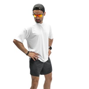Men's <b>White</b> Crew Neck Short Sleeve T Shirt Loose Fit Casual Sports <b>Top</b> Lightweight Everyday Summer Shirt Comfortable Basic - Product Image 1