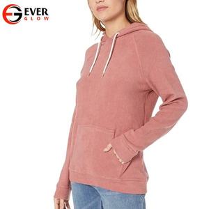 Sudadera Ligera con Capucha y Cuello Alto para Mujer, 100% Algodón, Servicio OEM Personalizable - Product Image 3