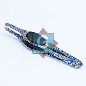 Pinzas para Cejas de Acero Inoxidable con Punta Inclinada para Depilación, Uso Estético, 3 Meses de Garantía - Product Image 6