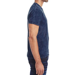 Camisetas de hombre con diseño moderno, 100% algodón, lavado ácido, color sólido, talla adulta, corte holgado, estampadas, para hombre. - Product Image 4