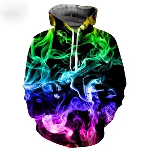 Sudadera con Capucha para Hombre, Talla Grande, Estilo Urbano, Invierno, Transpirable, Ligera, Estampado por Sublimación, 100% Poliéster - Product Image 4