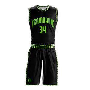 Ensemble Maillot et Short de Basketball Réversibles OEM, Imprimés ou Unis, Respirants, Sans Manches, pour Équipes Adultes – Tenues de Match de Club en Gros - Product Image 3