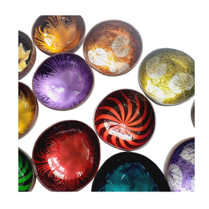 Grand bol en bois sculpté à la main, bol en noix de coco, vente chaude, bon prix - Product Image 1