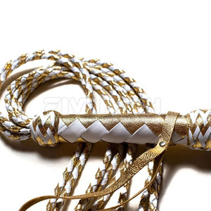 <b>Leather</b> <b>Flogger</b> Handmade <b>Leather</b> Design Flexible Strips Durable Handle <b>Leather</b> <b>Flogger</b> Simple Use - Product Image 2