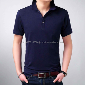 เสื้อโปโลแขนสั้นสำหรับผู้ชายเสื้อโปโล100% ผ้าคอตตอนขนาดใหญ่พิเศษเสื้อโปโลลายปักโลโก้ของคุณผู้ชาย - Product Image 6