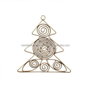 Article décoratif fini de revêtement de poudre de brun d'article accrochant décoratif à la maison moderne de fer pour la conception intérieure - Product Image 1