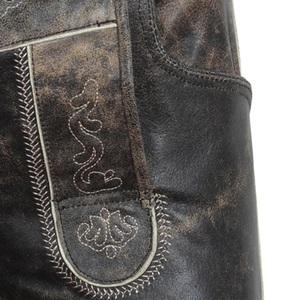 กางเกงหนังกลับแท้สำหรับผู้ชาย สไตล์เยอรมัน สำหรับงานเทศกาลอ็อกโทเบอร์เฟสต์ - Product Image 6