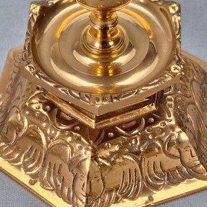 Juego de 2 Portavelas Cónicos de Hierro Sólido de Alta Calidad, Candelabros Decorativos de Metal Hechos a Mano, Portavelas de Lujo para Decoración del Hogar - Product Image 4