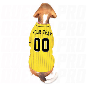 Custom Dog Cat Baseball Jersey Blue White Personalized Name Team Number Pet Shirt Cute Sports Costume for Pets Gift - Product Image 2